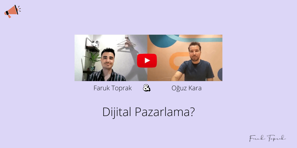 Oğuz Kara İle Dijital Pazarlama Üzerine Güzel Bir Yayın Gerçekleştirdik